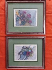 coppia pastelli colorati a