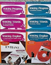 LOTTO IN 2 VOLUMI "VOICING ENGLISH" (IN 6 TOMI con 3 Cd) - L.LOPRIORE - LOESCHER
