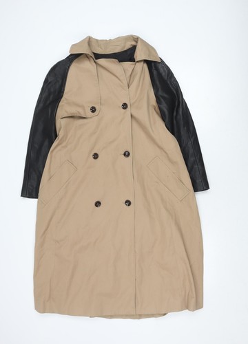Trench lungo donna beige - , zara