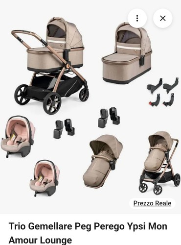 Passeggino gemellare peg - gemellare,
