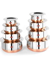 Set Di 8 Pentole In Acciaio