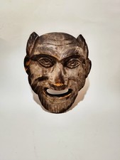 Antica maschera legno - antica, in