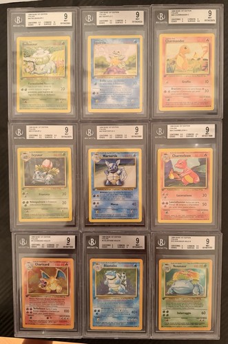 Pokemon set base holo first - set,