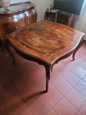 Tavolo in legno di mogano vittoriano fine '800 quadrato 120×120 Allungabile...