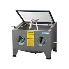 Sabbiatrice da banco professionale FERVI 0580 con accessori