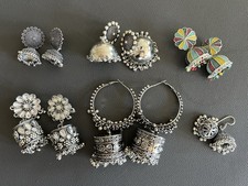 Lotto orecchini Jhumka tono