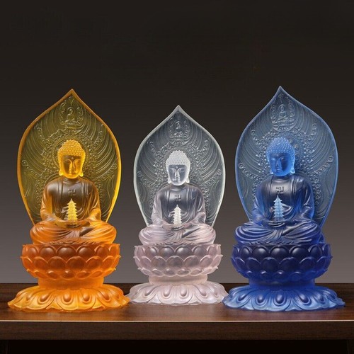 Statua buddha medicina smalto - medicina,