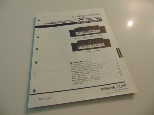 Yamaha portatone psr - yamaha, psr-3500