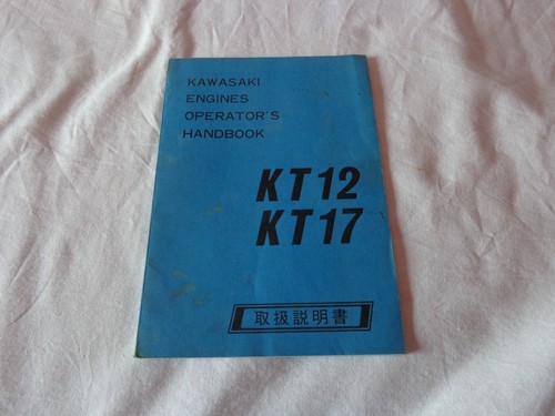 Kawasaki engines kt12 kt17 - kt12,