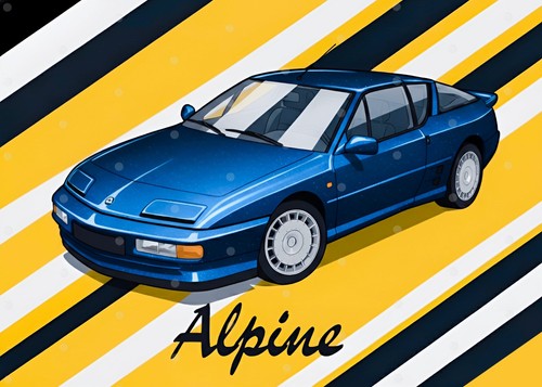 Alpine a610 renault - a610, cuadro