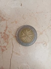 MONETA 2 EURO MALTA 2008 RARA RARISSIMA DA COLLEZIONE CON F IN UNA STELLA