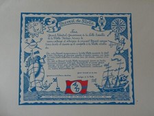 GRANDE DIPLOMA LITHO BREVETTO