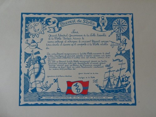 Grande diploma litho brevetto - grande,