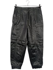 ZARA Pantaloni in ecopelle