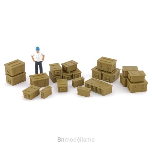 Lot caisses militaires - ho,