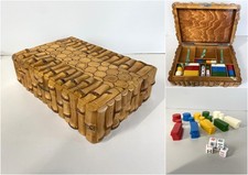 SCATOLA da GIOCO VINTAGE LEGNO