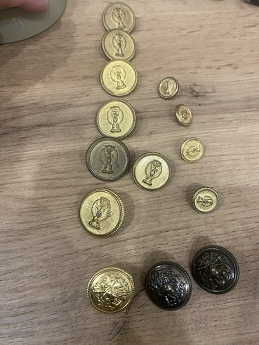 Lotto bottoni militari - lotto,