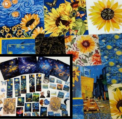 Pezzi girasole notte - 70, ~