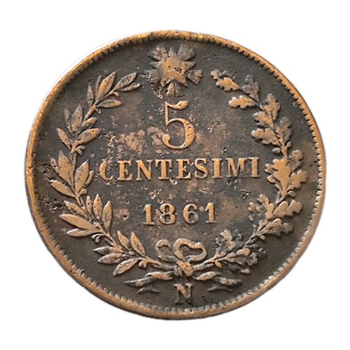 Errore centesimi 1861 napoli - errore,