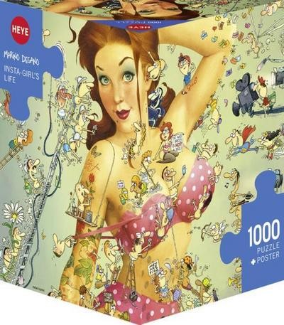 Puzzle insta girl - insta-girl's, 1000
