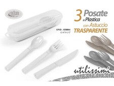 TRANSPARENT PLASTIC CUTLERY