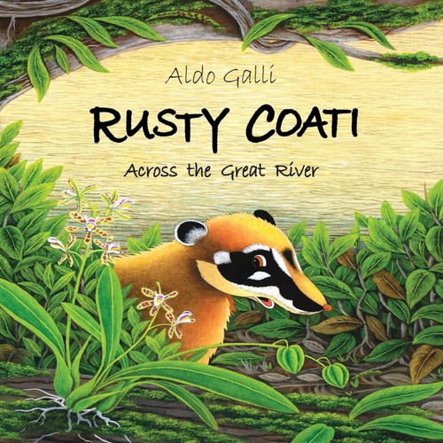 Rusty coati across the - rusty,