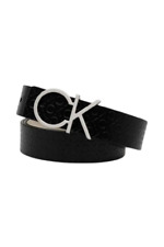Calvin Klein Cintura Donna Reversibile Logo Color Black/Ecrue