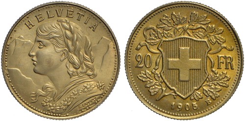 Svizzera marengo 20 - svizzera,