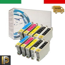 10 CARTUCCE COMPATIBILI PER EPSON STYLUS PHOTO R240 R245 RX400 RX420 RX421 RX425