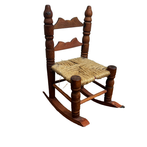 Sedia dondolo vintage - sedia,
