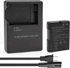 Batteria MH-24 EN-EL14 EN-EL14a 2050mAh Per Fotocamera Nikon Con Caricabatterie