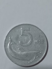 5 LIRE 1955 DELFINO REPUBBLICA