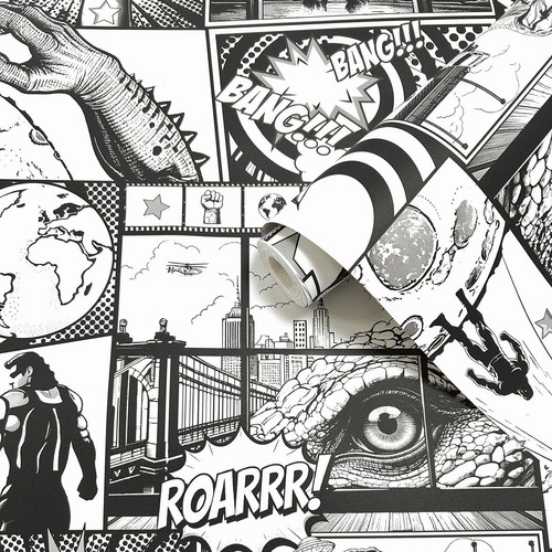 Fumetto strappo carta - strappo,