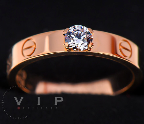 Anello cartier love solitario - anello,