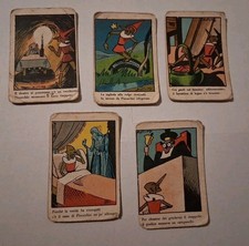 LOTTO 5 FIGURINE ANTEGUERRA ANNI 20/30 "PINOCCHIO"