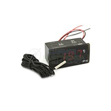 Display Termometro Digitale Led Rosso 220V -40 A 110°C Con Sonda Temperatura Ntc