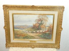 Dipinto " Paesaggio Con Pecore " Probabilmente Inghilterra! Firmato A.M.Stanyard