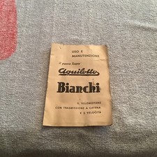 BIANCHI AQUILOTTO SUPER     Libretto Uso e Manutenzione