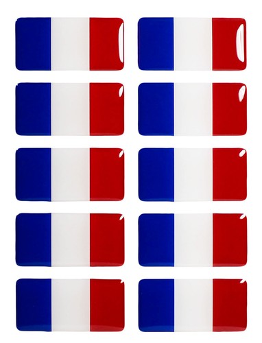 Bandiere francia adesivi - adesivi, 3d