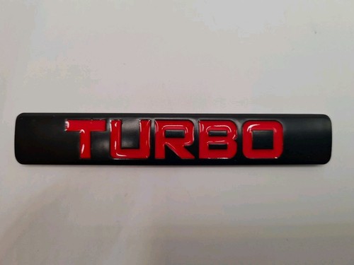 Turbo emblema scritta - emblema,