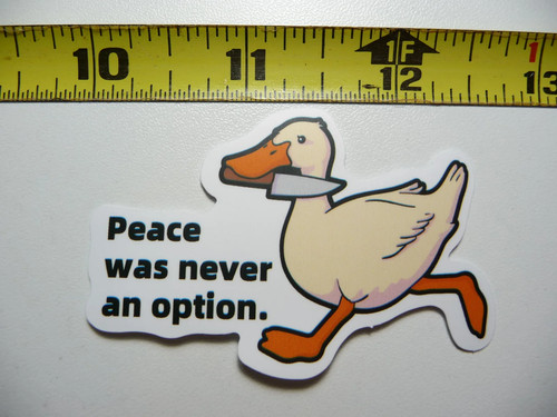Peace was never - peace,