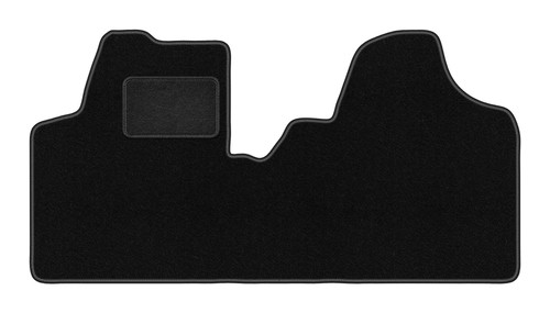 Tappetini velluto nero - nero, fiat