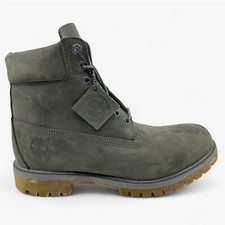 Stivali Timberland 6 pollici premium grigio scuro da uomo impermeabili da combattimento