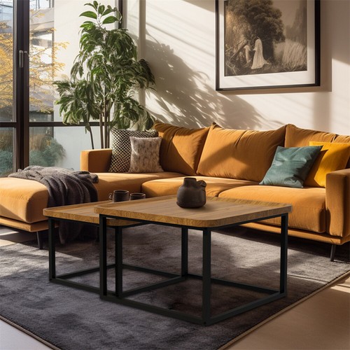 2pz tavolino caffè - 2pz, da