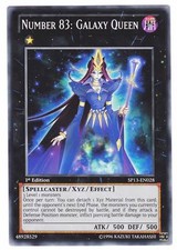 YUGIOH • Numero 83 Regina Galattica Galaxy Queen • 1ª Edizione SP13-EN028
