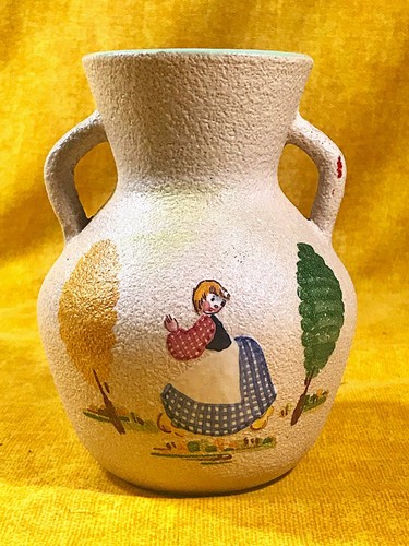 Vaso biansato ceramica - vaso, di