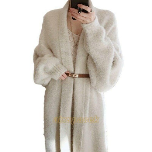 Cardigan trench donna maglia