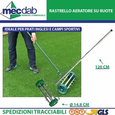 Rastrello Aeratore Proff su Ruote Ø 14,8 x 120 cm Verde