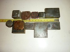 Lot plaque sceau matrice - plaque,