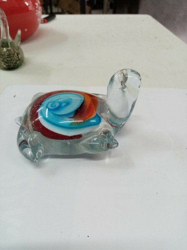 Vintage murano glass turtle - murano,